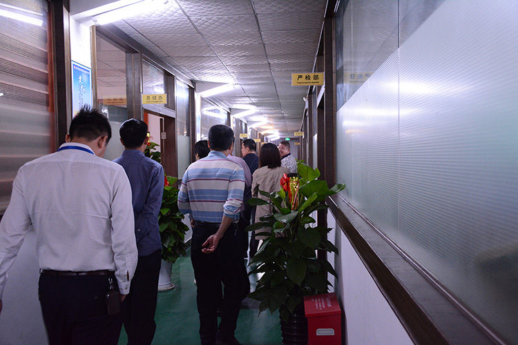 有关辅导参观j9国际厅公司各部门