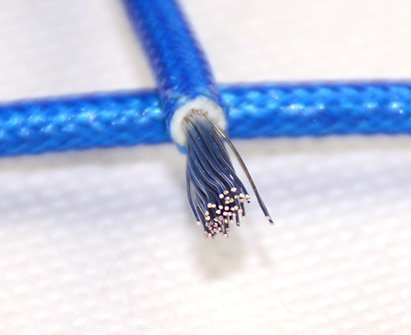 烘箱加热管衔接线2.5平方耐高温硅胶编织线